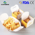 Eco-friendly disposable custom fried chicken box easy to go for salad chicken pizza snacks